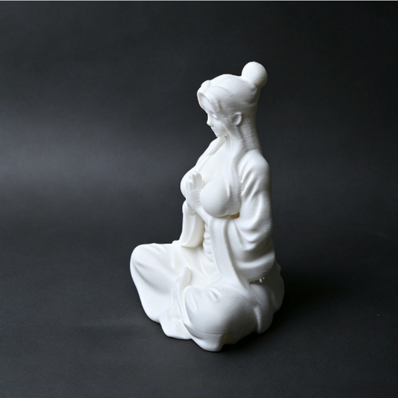 3D Printing Household Items - Statuette de méditation miniature imprimée en