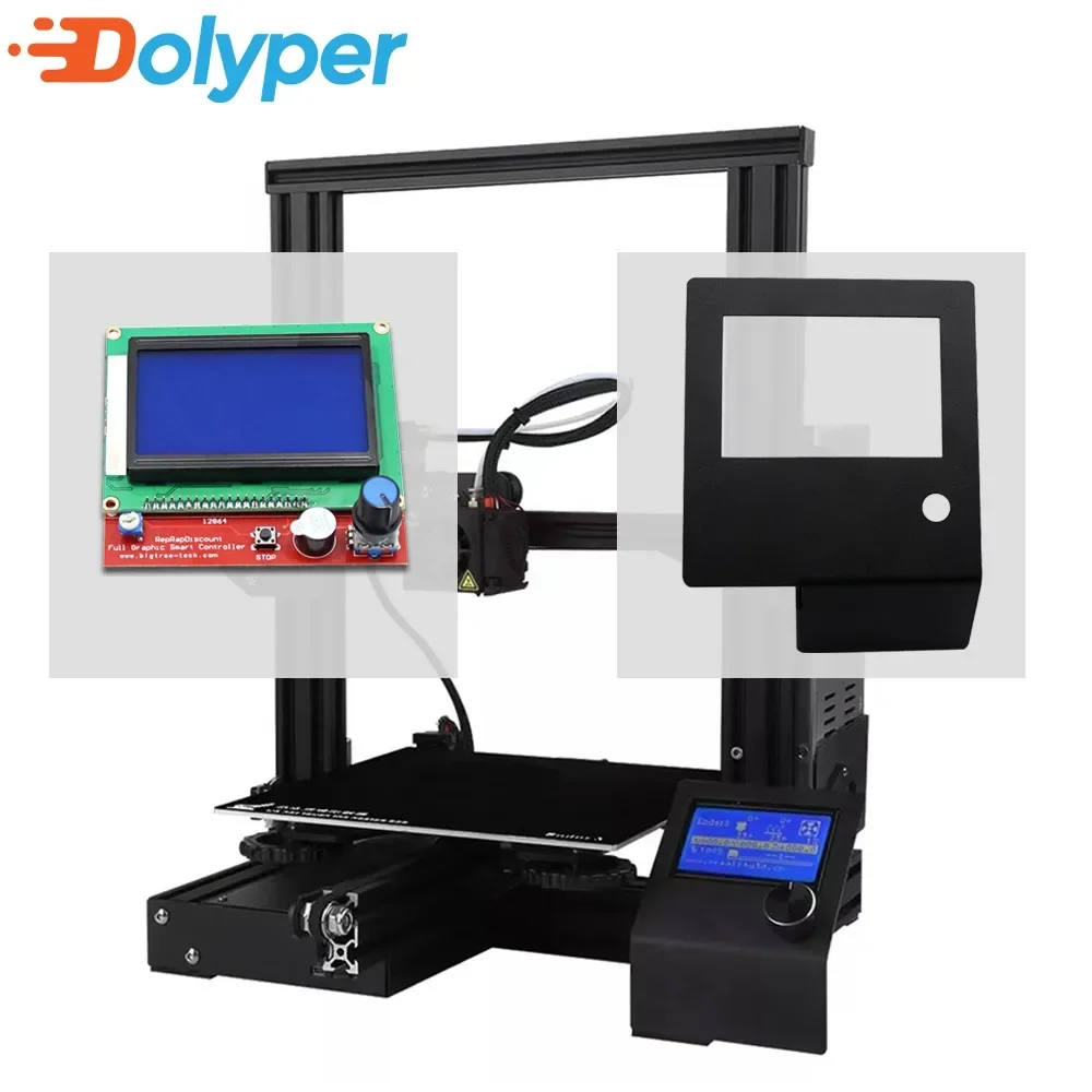 3D Printer Enclosure Frame - Boîtier d'écran LCD pour imprimante 3D