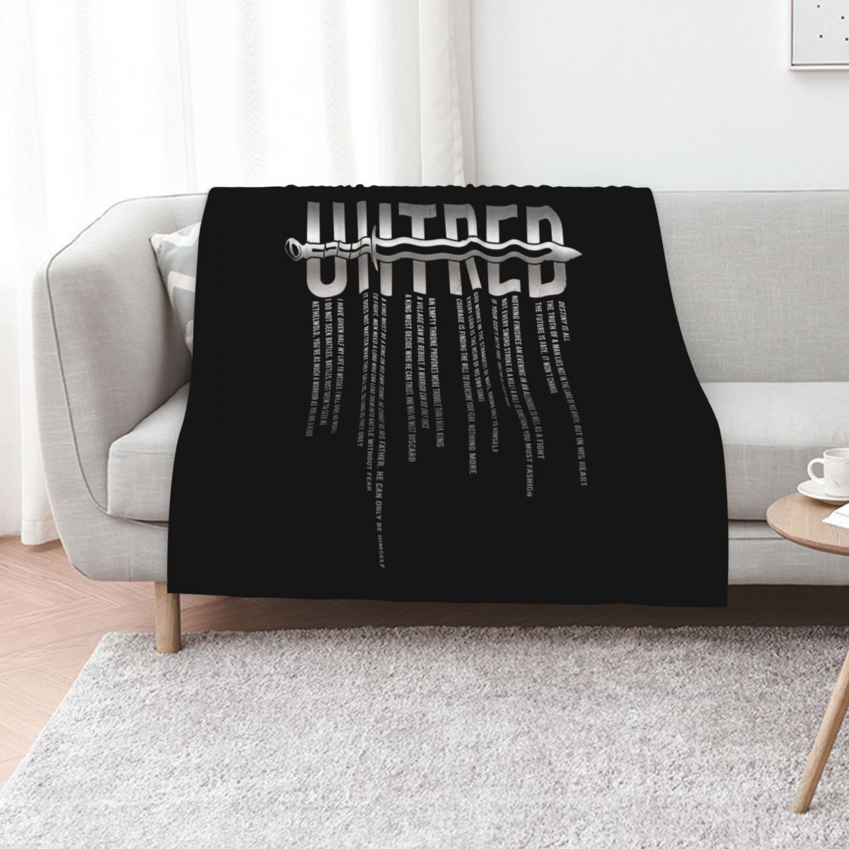 3D Printing Quotes - Couverture en flanelle avec citations de