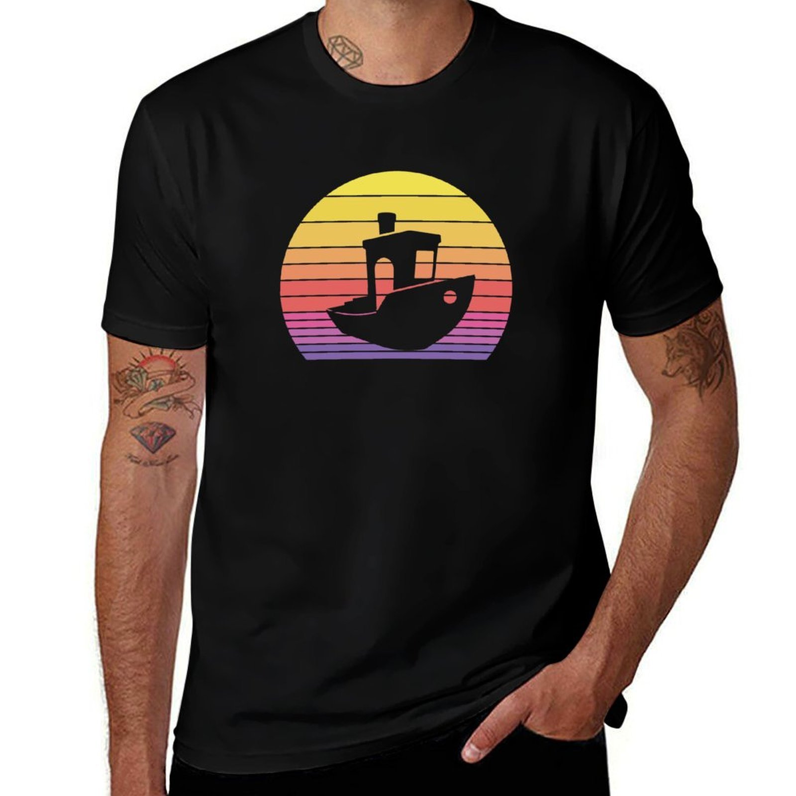 3D Printing Quotes - T-shirt vintage usé avec motif de