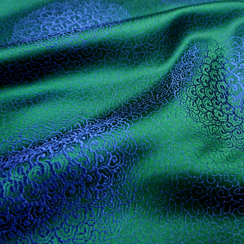 3D Printing On Fabric - Tissu brocart Jacquard métallique 75cm x