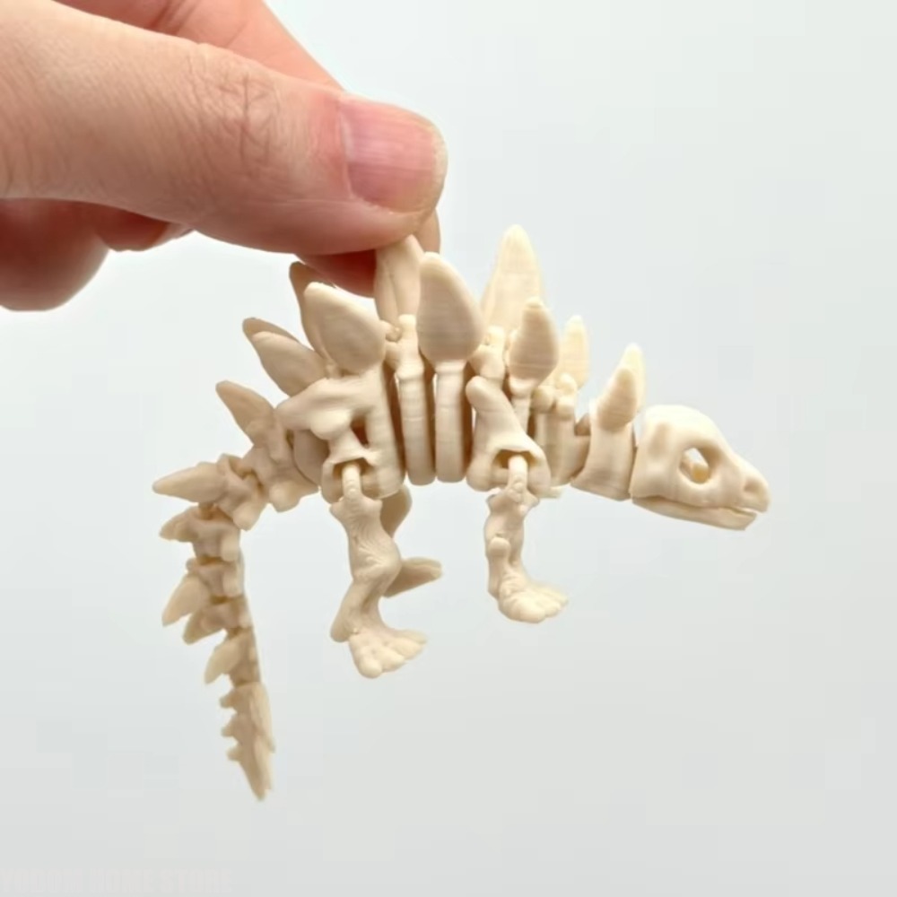 3D Printing Household Items - Figurine de squelette de dinosaure articulé