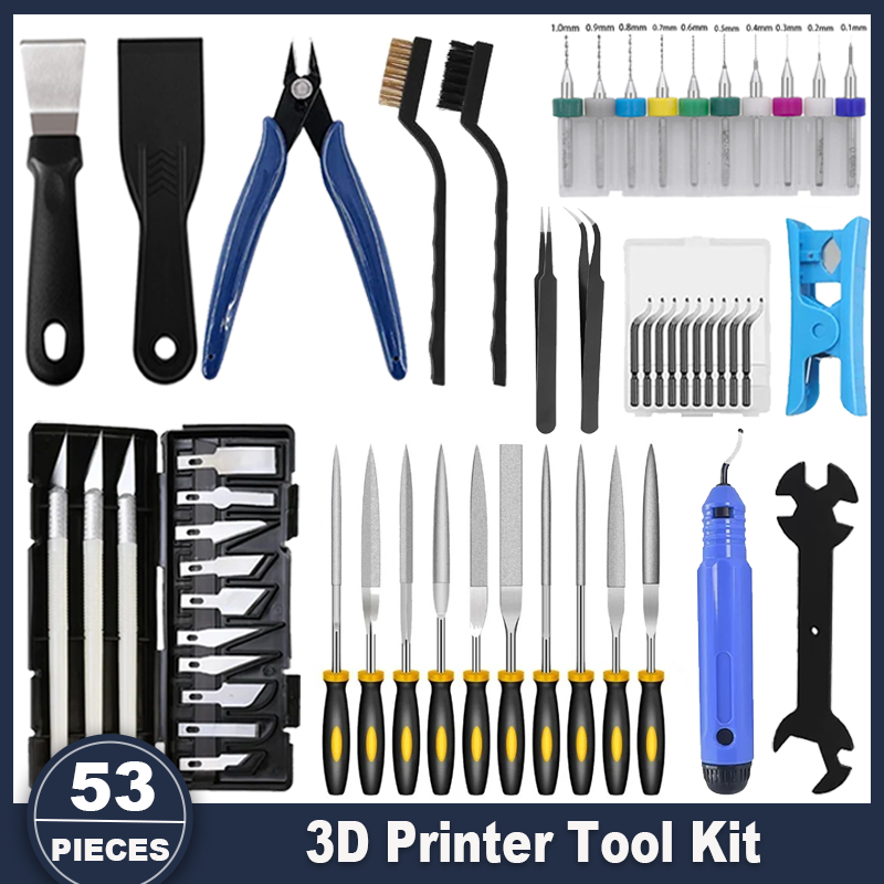 3D Printing Grinder - Kit d’outils pour imprimante 3D, 53