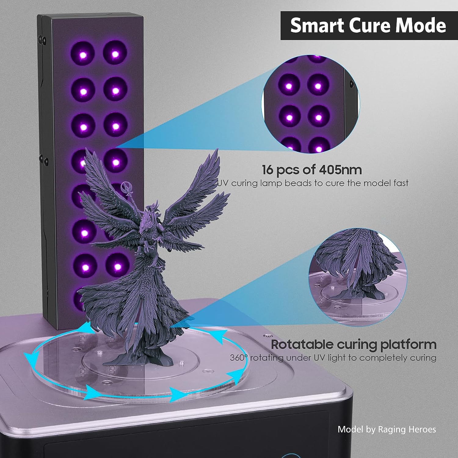 ELEGOO Mercury Plus 2.0 Statio - 3D Printing Sla avis et prix