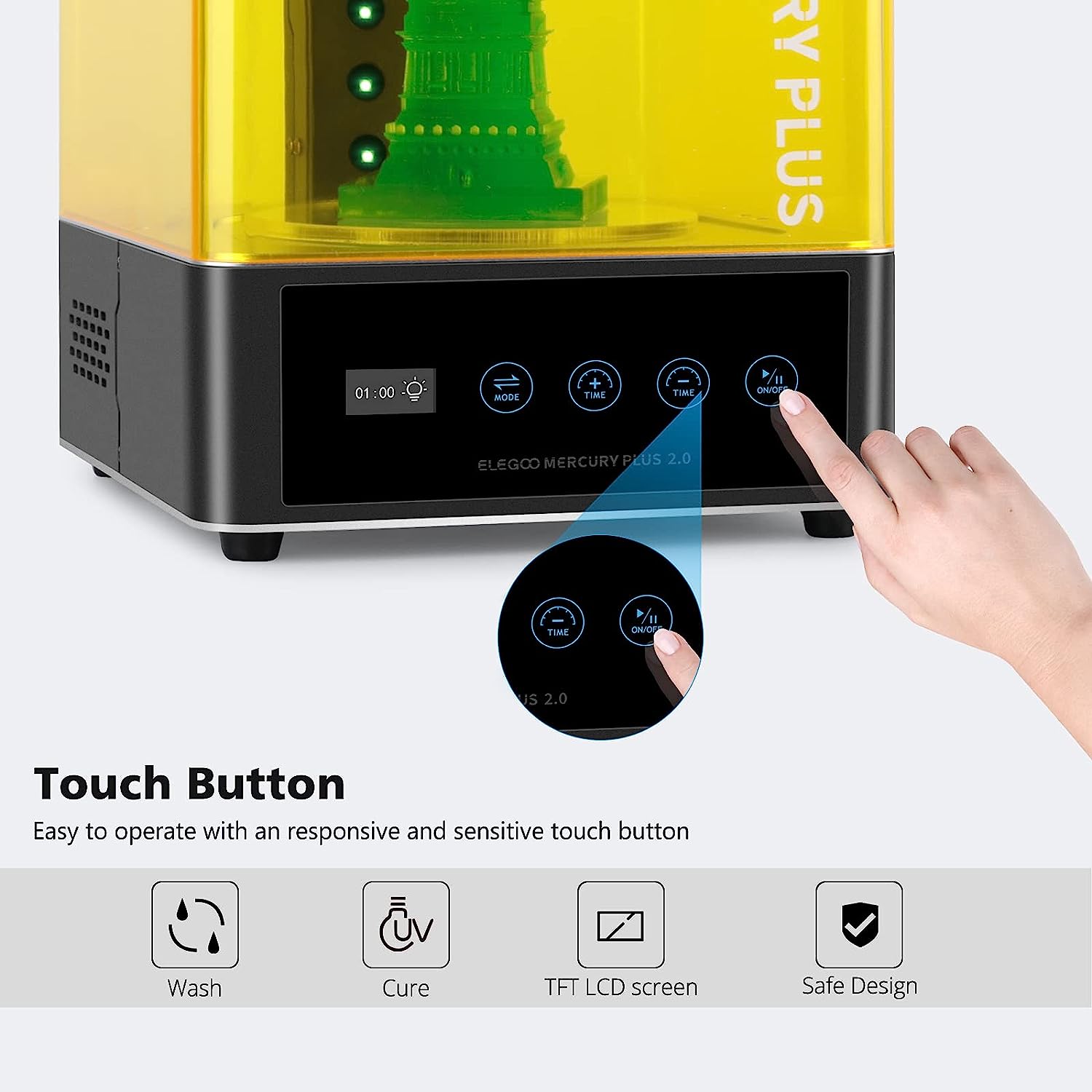 ELEGOO Mercury Plus 2.0 Statio - 3D Printing Sla avis et prix