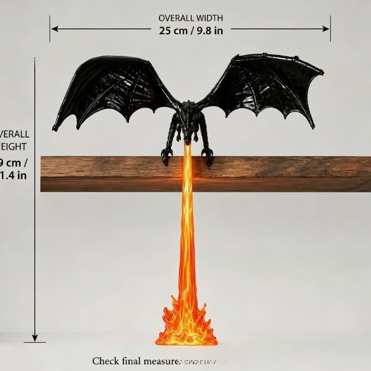 Lampe LED Dragon Souffleur de  - 3D Printing Household Items avis et prix