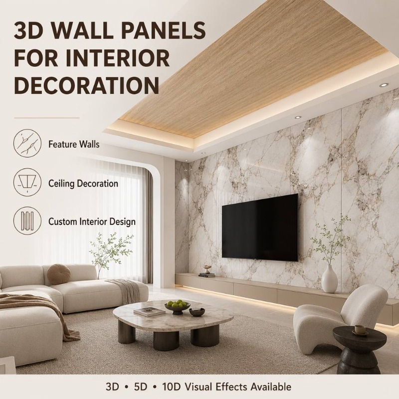 Panneau mural WPC imprimé en 3 - 3D Printing Wall avis et prix