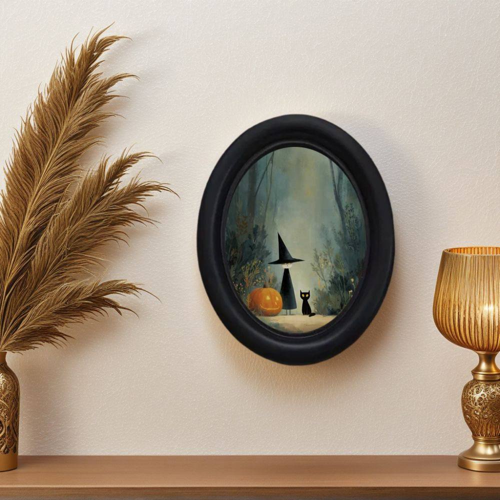 Une sorcière d'Halloween vinta - 3D Printing Wall avis et prix