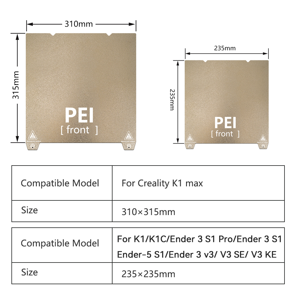 Plaque de construction K1 Max  - Pei Sheet avis et prix