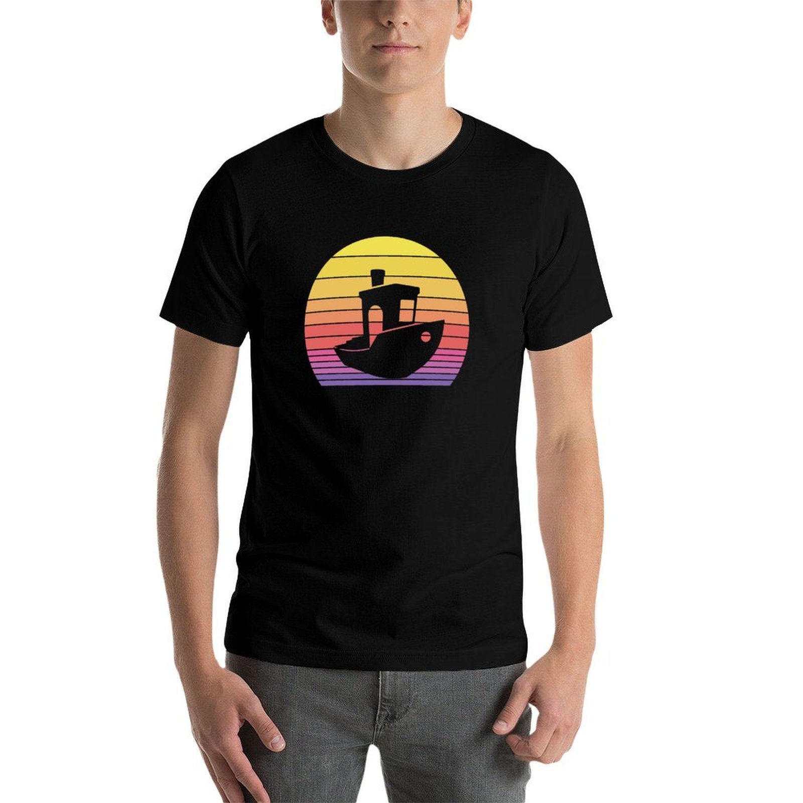 T-shirt vintage usé avec motif - 3D Printing Quotes avis et prix
