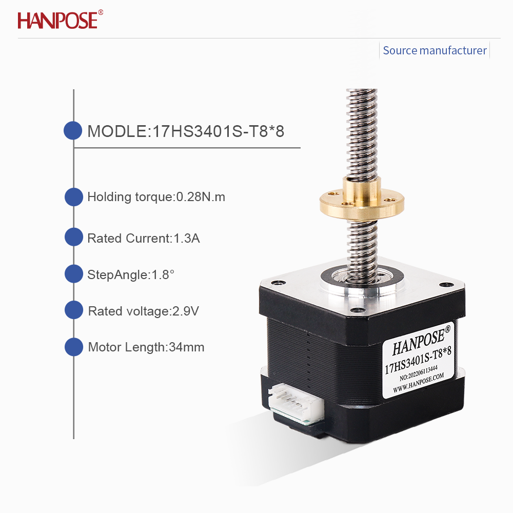 Moteur pas à pas à vis de sort - Lead Screw Stepper avis et prix