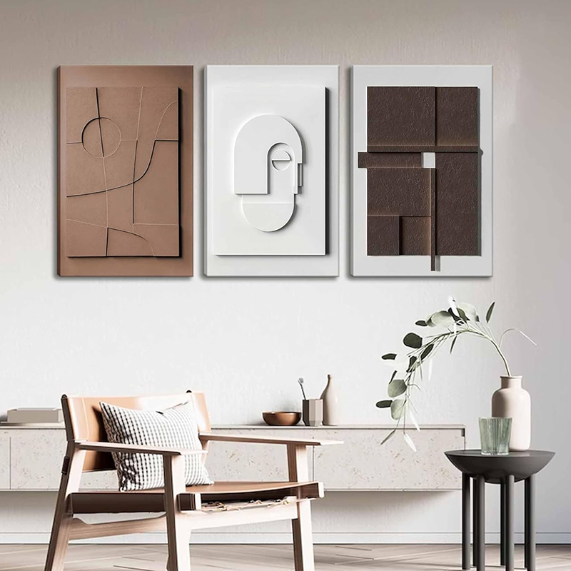 Peinture sur toile géométrique - 3D Printing Wall avis et prix